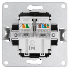 RJ45 + RJ11 Dose McPower "Flair" AN - Bild 1